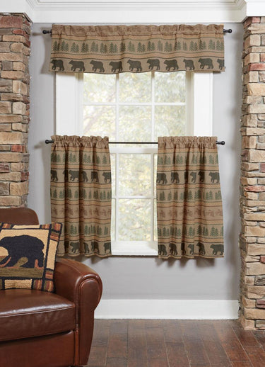 Bear Tracks Valance Park Designs - The Fox Decor